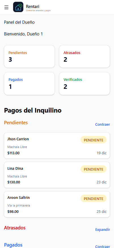 Rentari screenshot 2